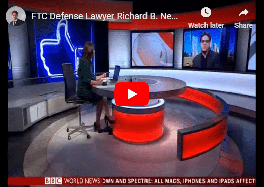 FTC Defense Lawyer Richard B. Newman Interviewed by BBC About Facebook